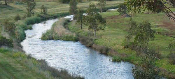 A bend in the creek bend in the creek